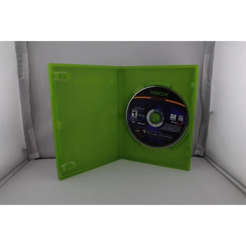 Powerdrome (Microsoft Xbox, 2004) Game and‎ Case Tested and Working Great Cond.
